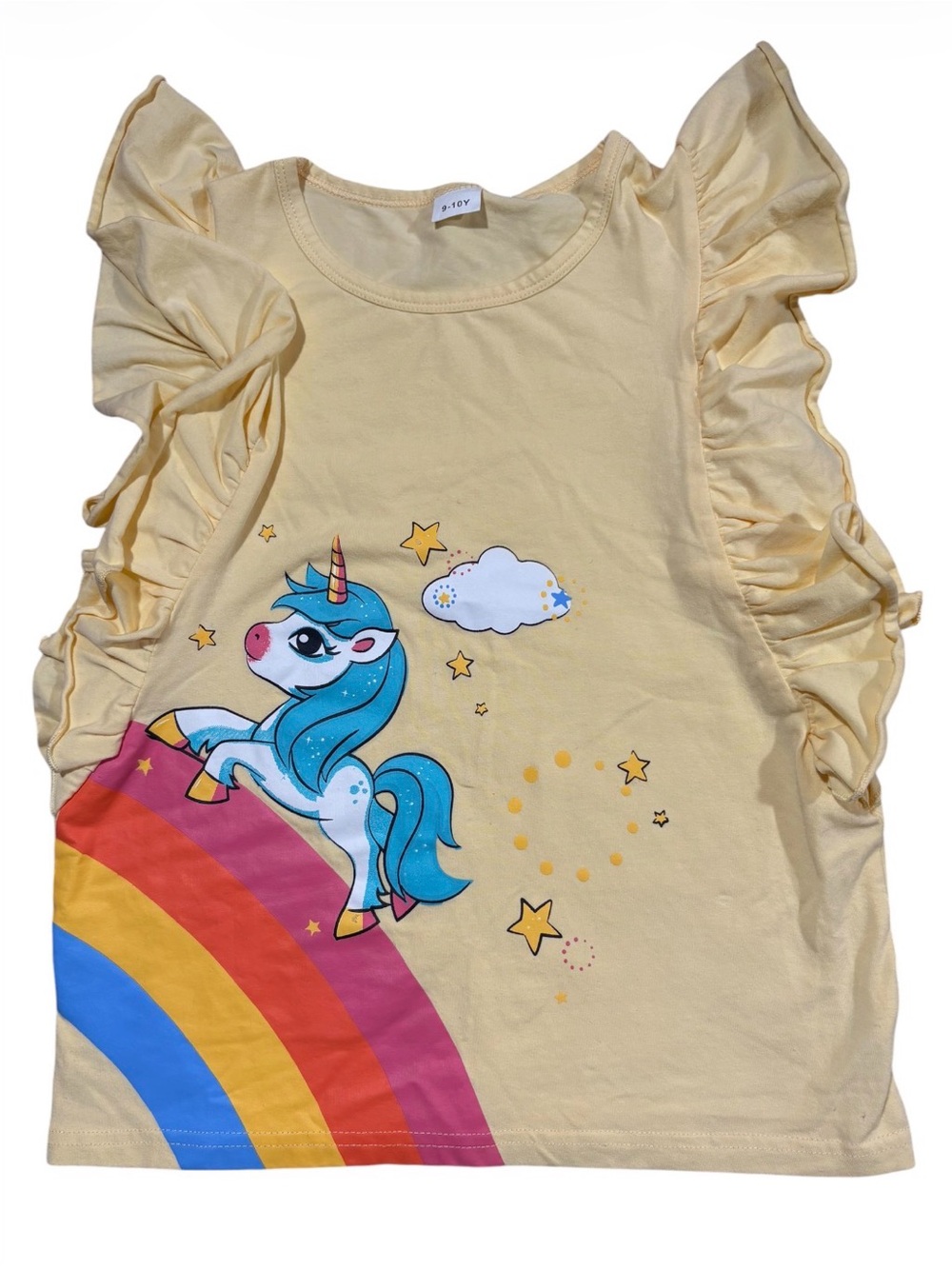 Unicorn Ruffle Sleeve Tee